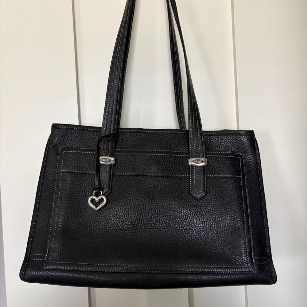 Large Leather Brighton Tote